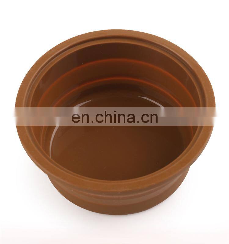 Pet Application Accessories Portable Dog Feeder Silica gel bowl(pro-environment silica gel)