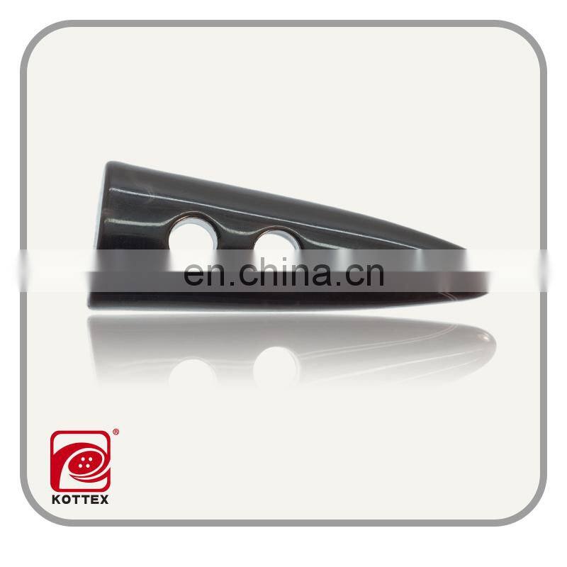 Factory plastic resin toggle button for coat, nickle free & lead free