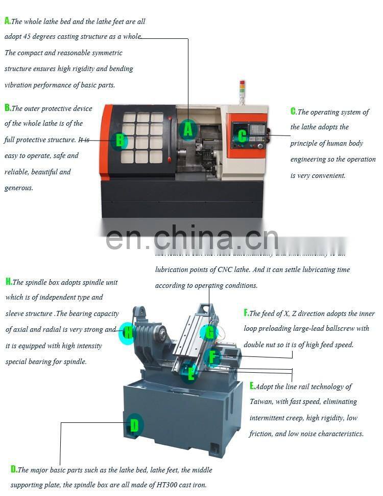 CK32L High performance Slant Bed Mini CNC Lathe Price
