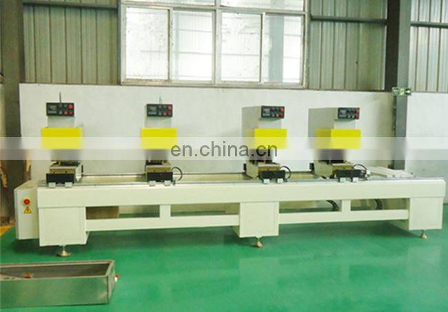 Window profile screw fixing plastic window machine