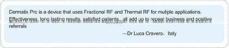 2015 Matrix Fractional Microneedle RF& microneedle Fractional RF for face lifting with CE, ISO