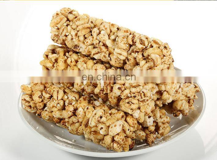 high quality hot sale Puffed rice candy cake production line automatic rice ball forming machine price