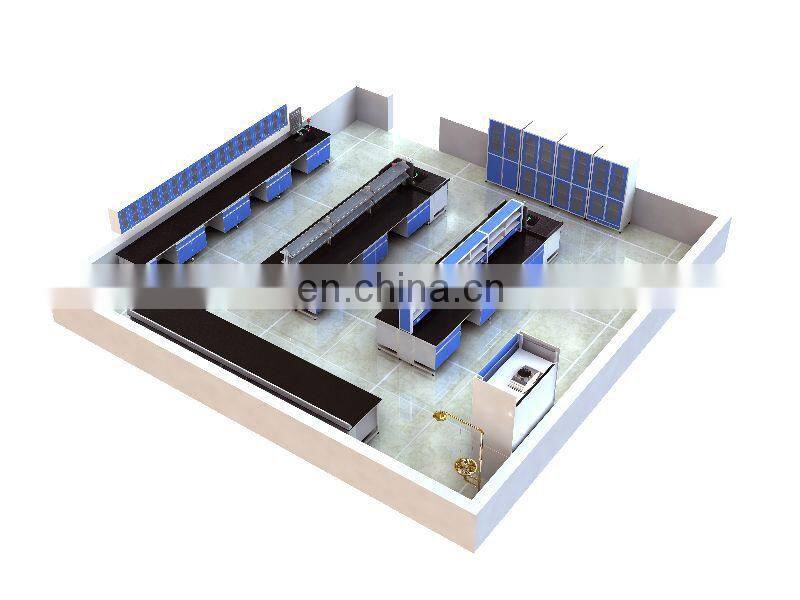 Central table for lab furniture /ceramic laboratory bench dental workstation