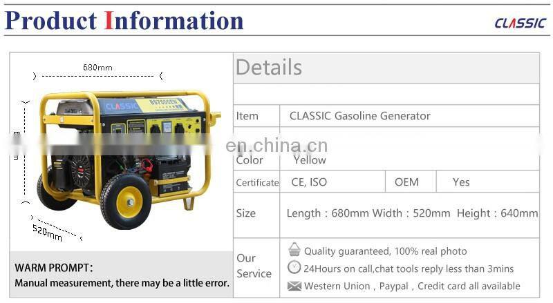 power generator natural gas 3kw 4kw 5kw 6kw