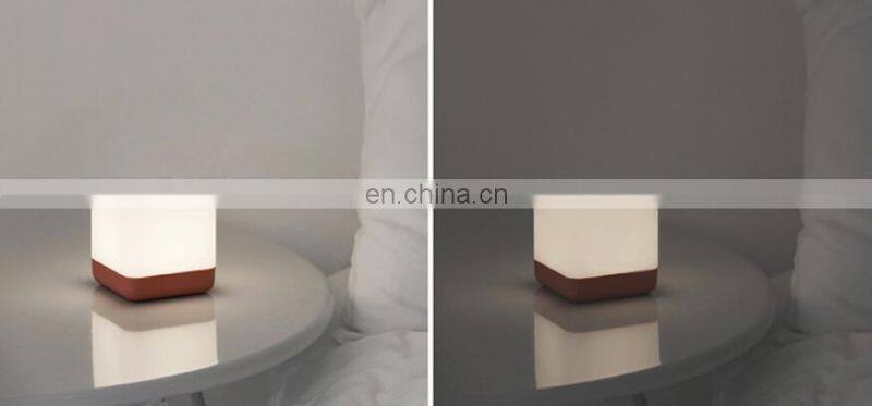 2020 amazon hot sale smart time night light baby night light USB rechargeable LED night light