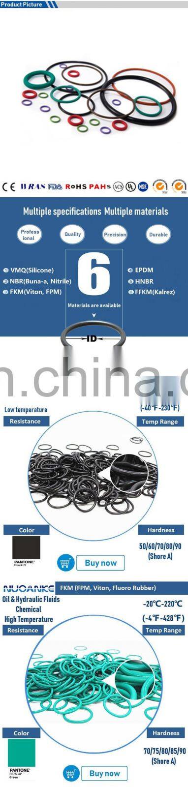 Cheap O-rings Rubber O-ring Flat Washers/Gaskets AS568 Standard Rubber O-ring