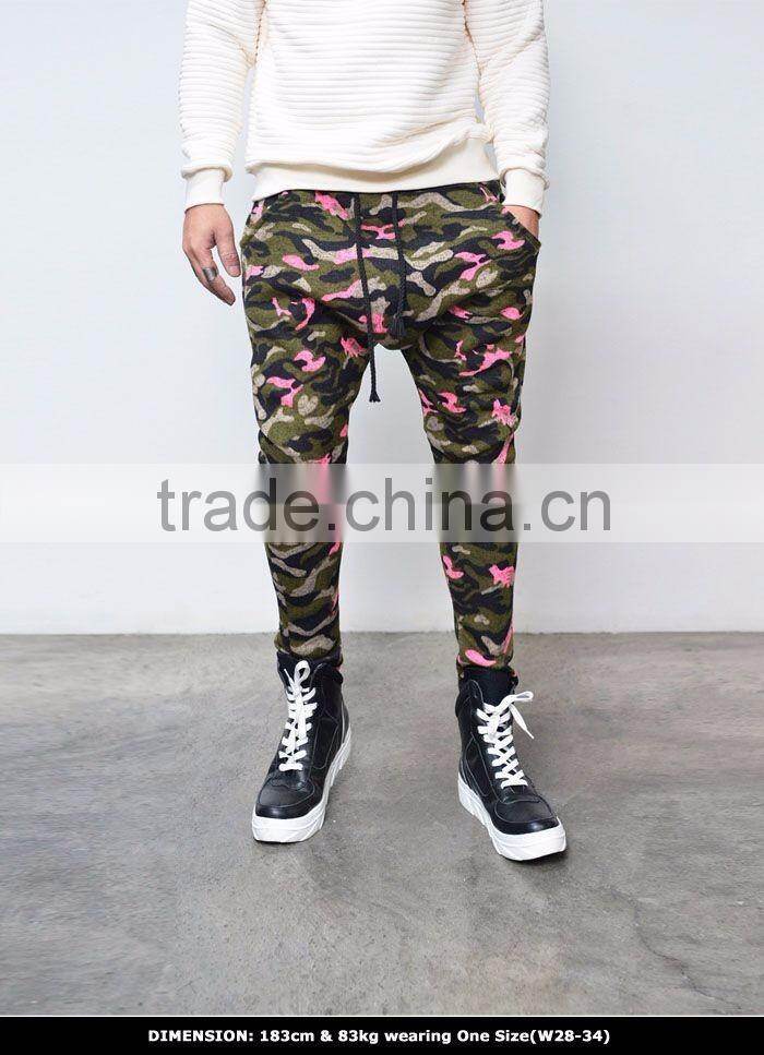 Camouflage Fleece Drop Baggy Sweatpants Standard Sports