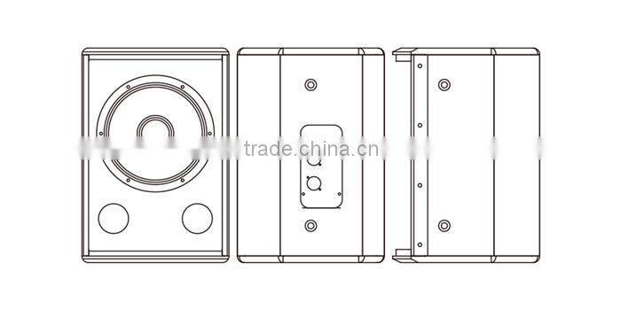 Trade assurance, 8 inch passive coaxial loudspeaker, coaxial stage monitors