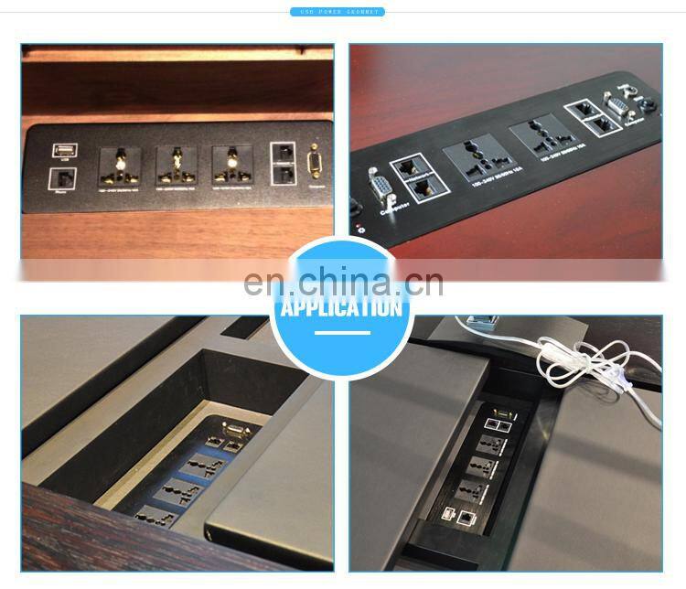 Table Mounted Usb Rj45 Panel Charging table Connection Box