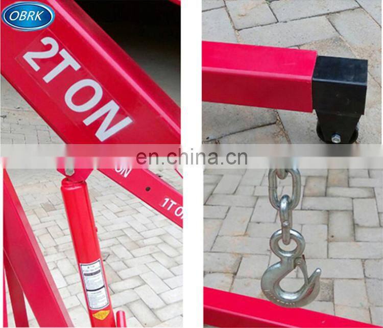Hydraulic Jack Crane 2 Ton  Hydraulic Jack Manual Shop Lift Crane Hoist Engine Car