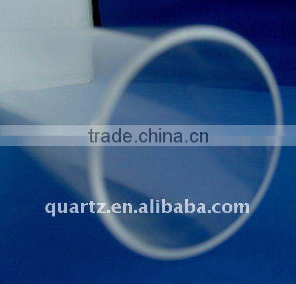 clear quartz tube with larger diameter