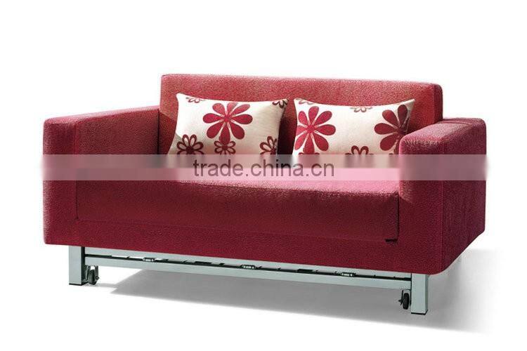 Brown Modern Bedroom Furniture Foldable Hotel Sofa Bed
