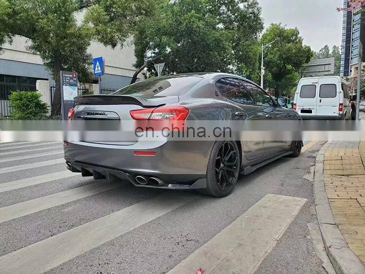 Runde Carbobn Fiber Material New Style Bodykit With Front Rear Lip Side Skirt Spoiler For Maserati Ghibli Body Kit