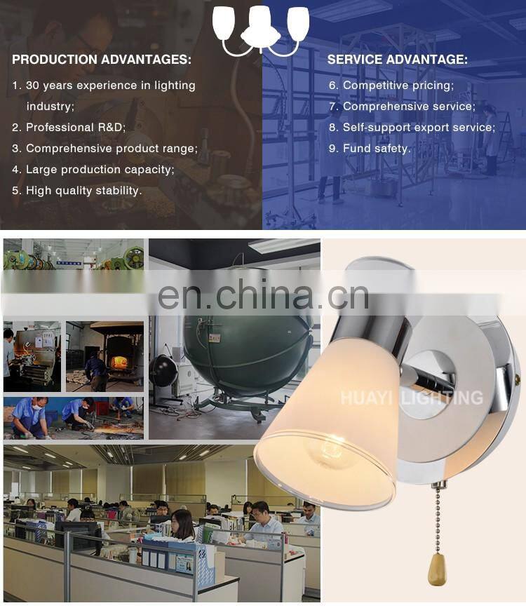 HUAYI Strongest Kitchen Hallway Extendable Dimmable Double Light Wall Sconce