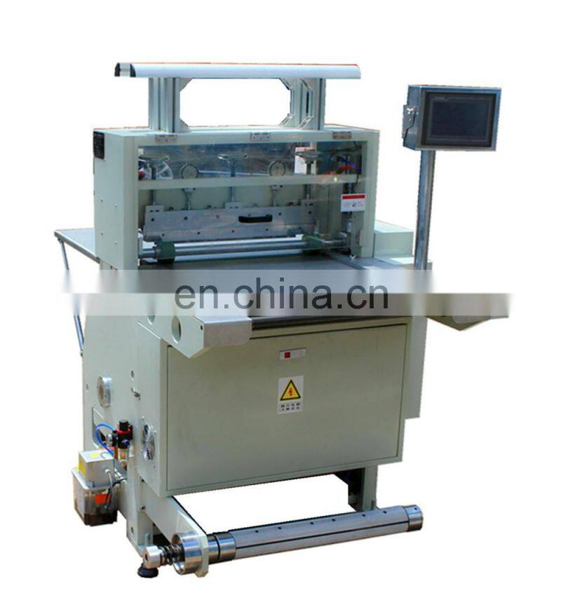 Adhesive paper half cut cutter machine (kiss cut)