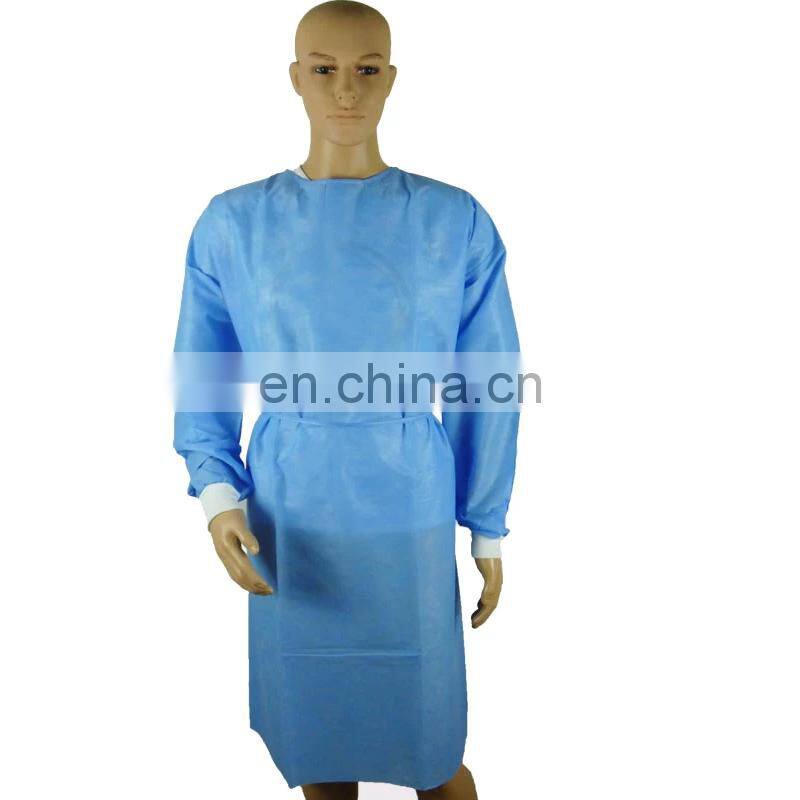 Best Quality With Competitive Non Woven Isolation Gown Disposable Isolation Gown