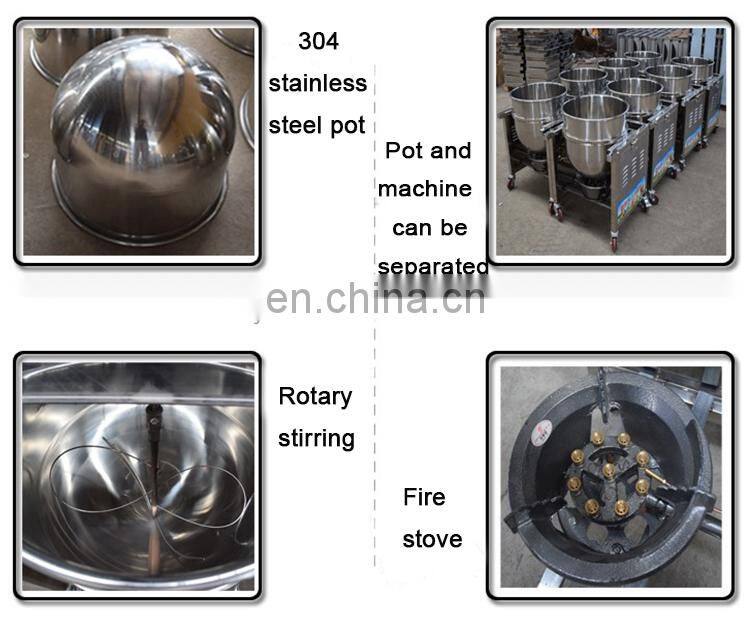 Stainless steel commercial popcorn machine for sale