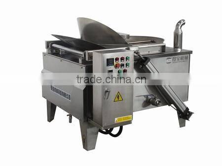 industrial frying machine semi-automatic fryer for beans nuts product