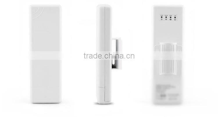 2.4ghz high power outdoor 2-3km wireless wifi bridge cpe receiver with directional antenna