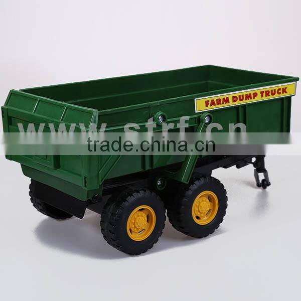 Plastic green color farm RC toys tractors