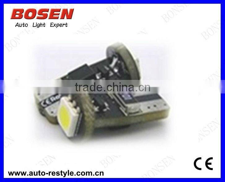 2013 hot sale T10-5SMD-5050 canbus LED