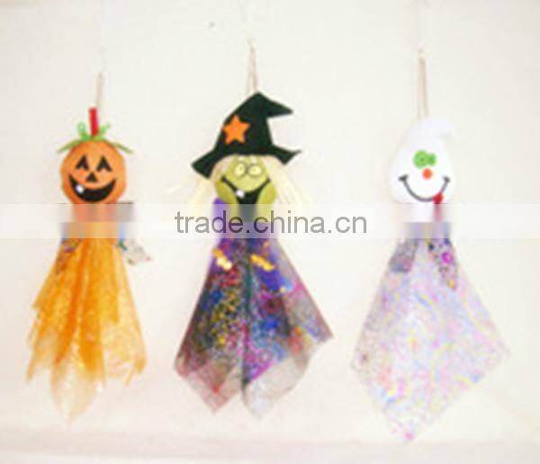 2016 New Style Plastic Halloween Hat with LED Lights/Glitter Hair Decoration