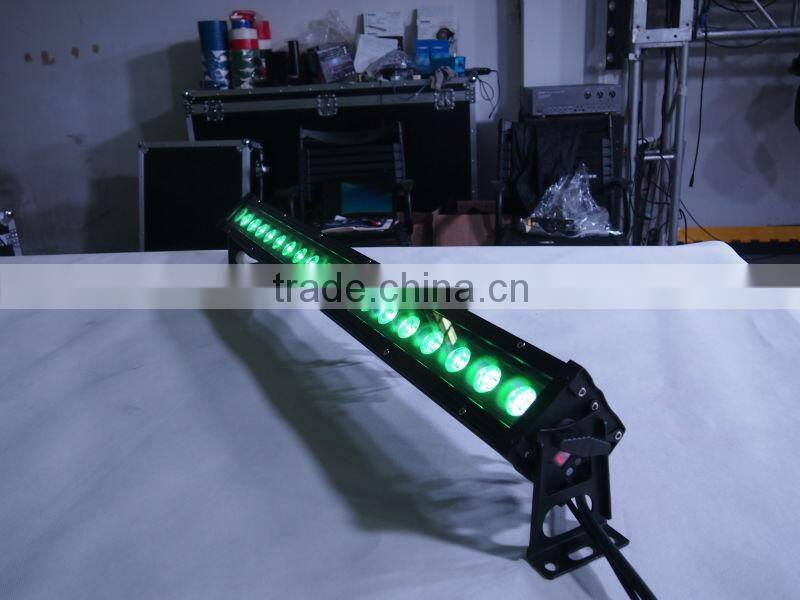 12W*18 uniform color mixing 1 meter waterproofr led bar wall washer for stage outdoor led wall washer led stripe outdoor