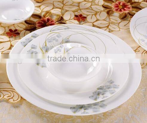 56 pcs dinner plates for restaurant