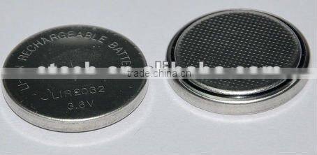 3.6v li-ion rechargeable battery lir2032