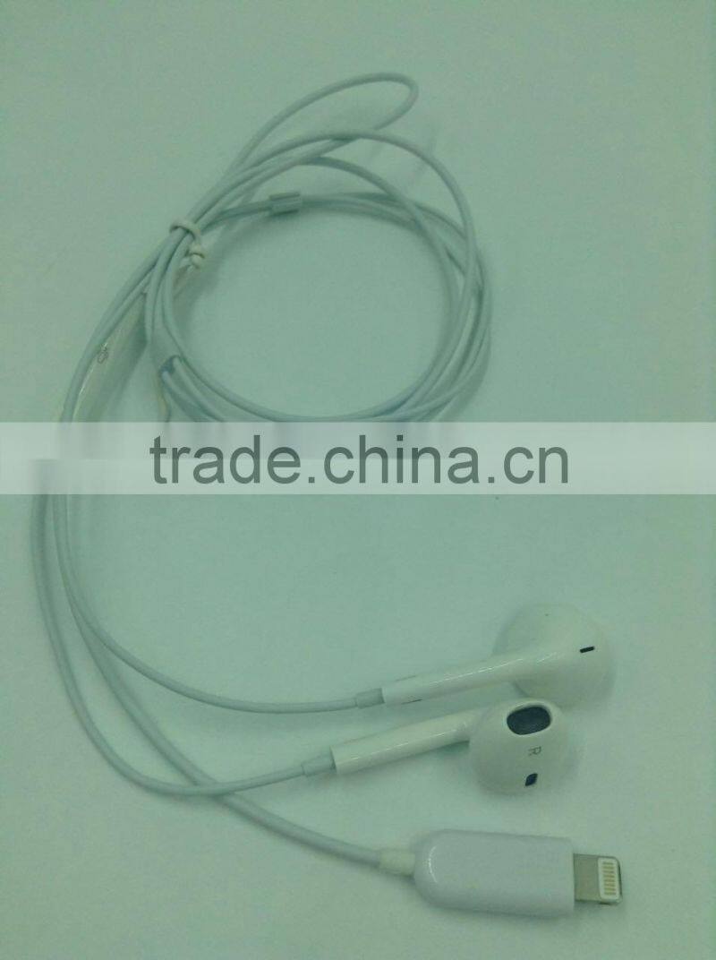 Best quality stereo Earphone noise canceling in-ear Phones With voice control for iPhone 7