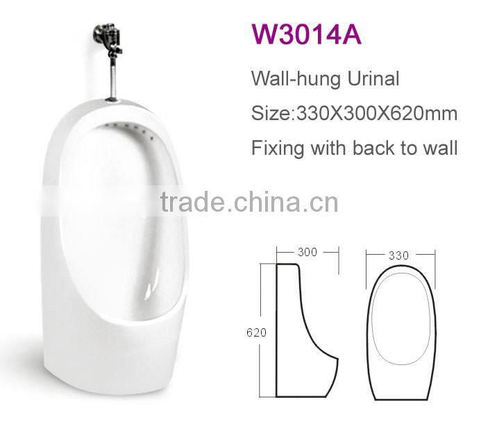 Alibaba modern design bathroom wall mounted ceramic urinal