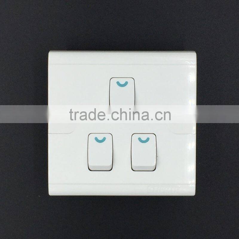Free sample with CE two gang two way switch for Myanmar market