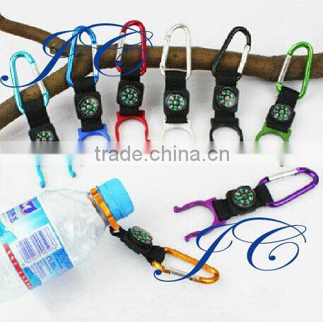 Fashion multitool aluminum carabiner with strap by manufacture