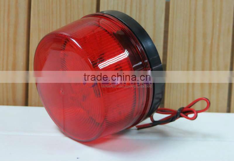 Red LED 12 V Security Alarm Strobe Signal Warning Flashing Light