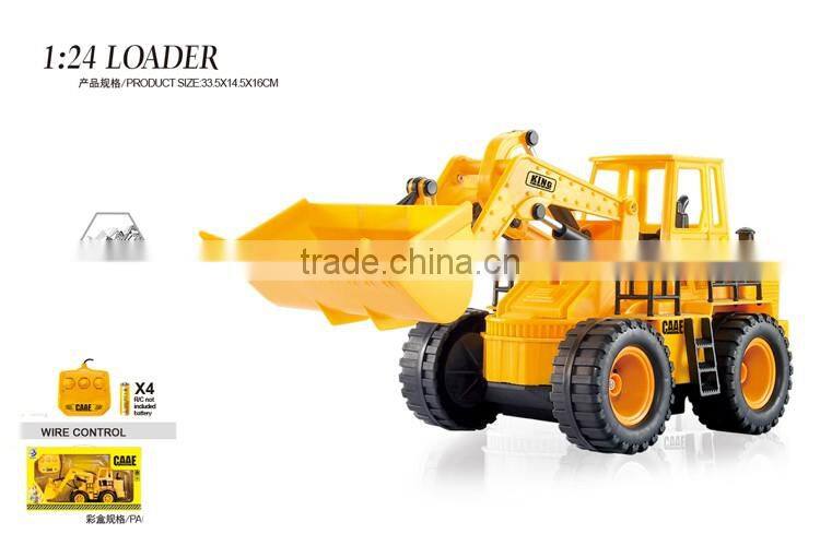 Kids plastic rc truck toys 1:24 scale