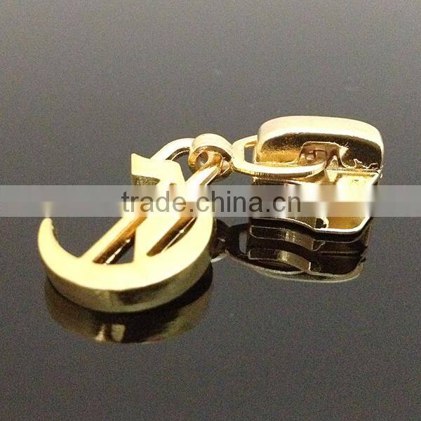 zip puller gold