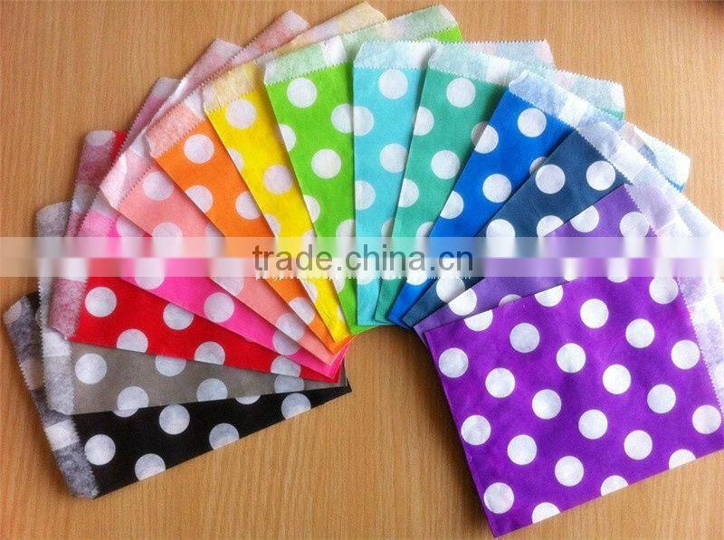 Chevron Porpcorn Kraft Paper Favor Bag