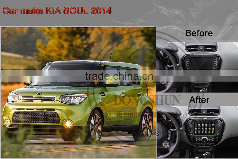 8" SOUL 2013-2014 pure android 4.2.2 car DVD GPS with WIFI/3G