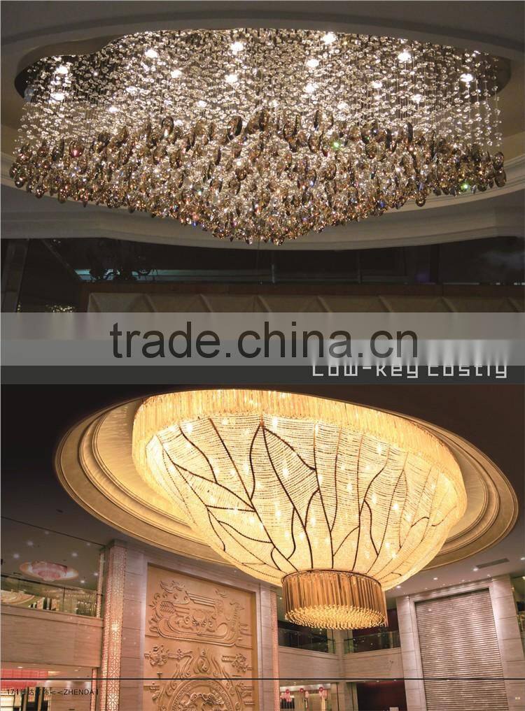 Contemporary indoor lighting crystal light ceiling lamp chandelier lighting