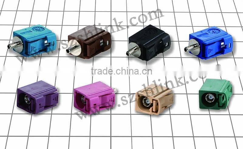 sma fakra auto straight female connector 50 ohm