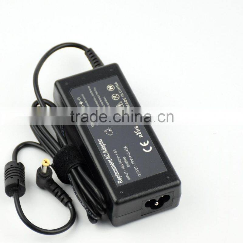 hot sale factory price oem switching laptop adapter for 19v 3.42a 5.5*1.7mm