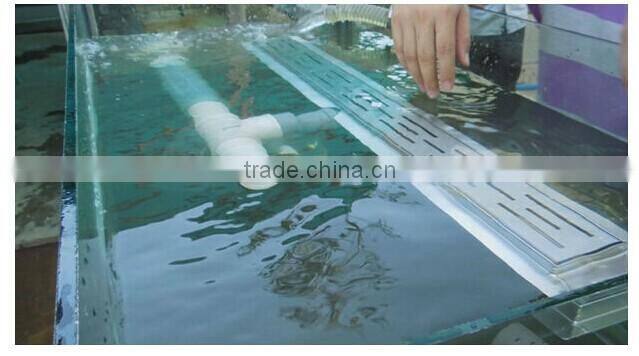 Custom rectangle stainless steel linear bathroom shower long floor drains