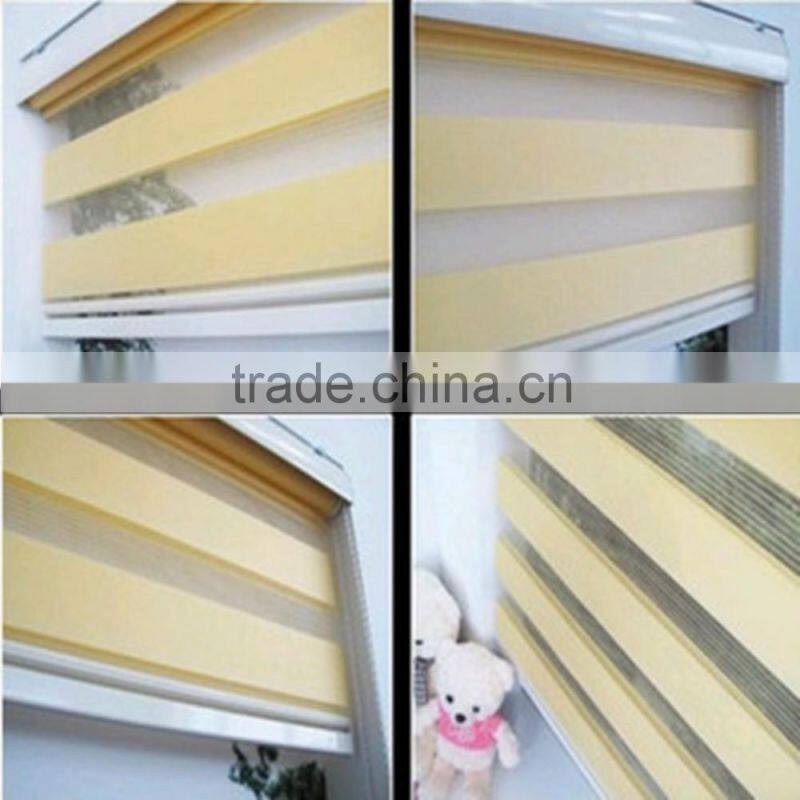 kingo cheap price horizontal zebra blind,day night roller blind,rainbow curtain parts