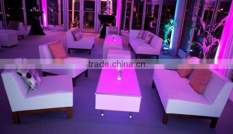 White carving frame fabric cover eventing sofa XW1027