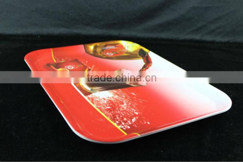 15.5 inch rectangular melamine tray