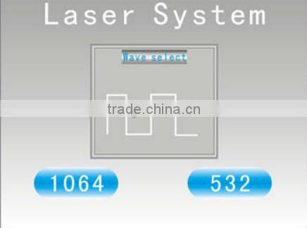 Long pulsed ND YAG laser for tattoo removal