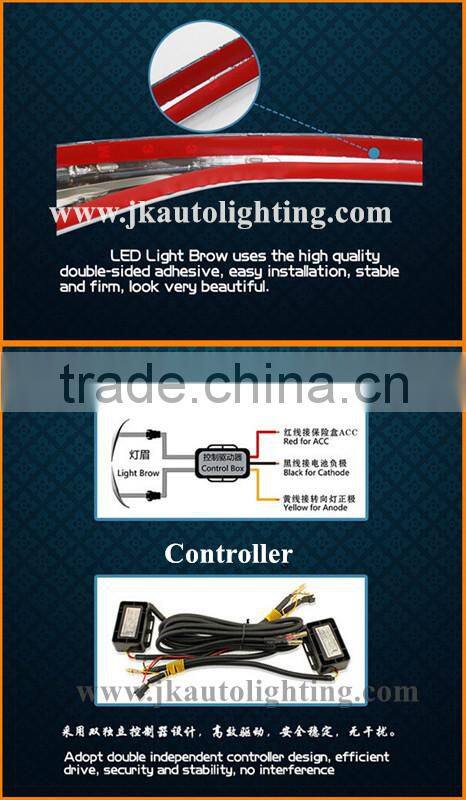 High Quality New Arrival LED DRL Strip for Toyota Reiz LED Eyebrow for Toyota Reiz Daytime Running light 2010-2012