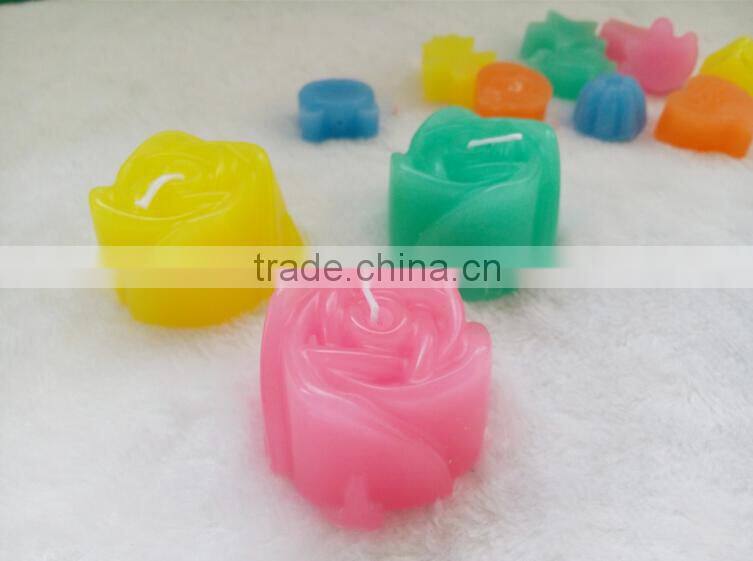 Scented Flower Tin Candles
