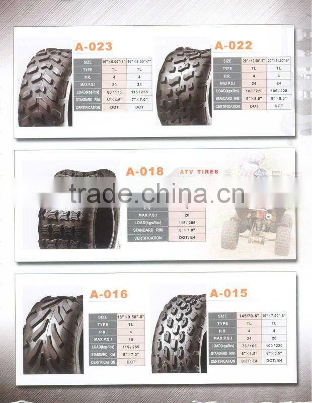 high quality atv tires 18*9.50-8