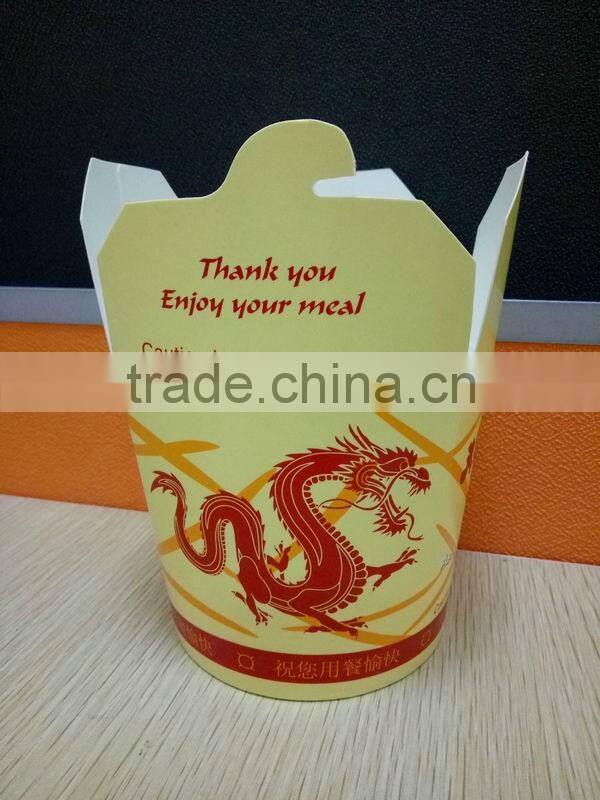 food grade disposable take away wholesale eco 24oz lunch box take out paper food container